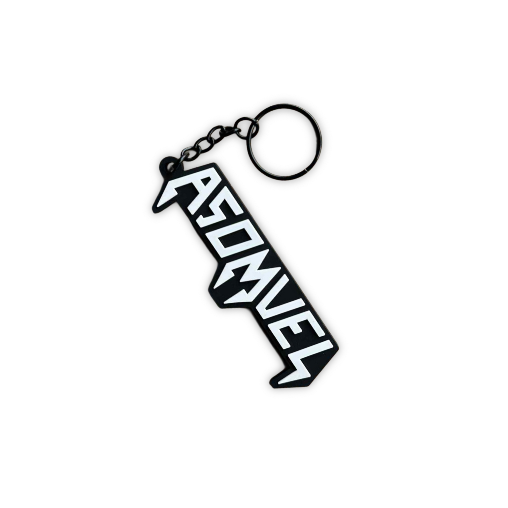 ASOMVEL Vinyl Logo Keyring